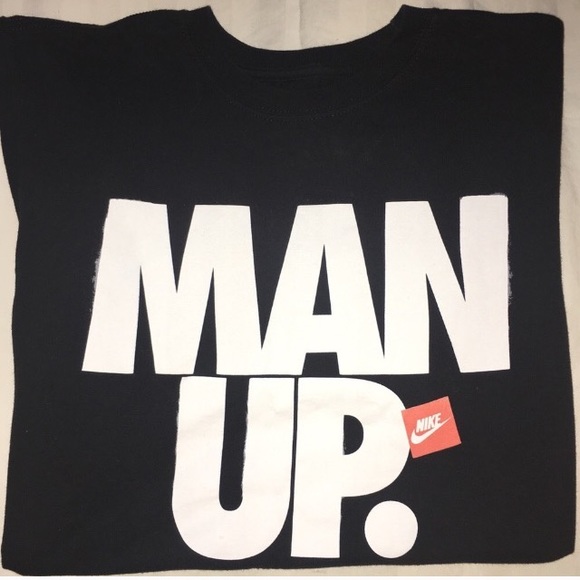 Nike Shirts | Nike Mens Man Up Black T 